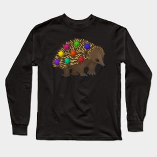 Christmas baubles echidna Long Sleeve T-Shirt